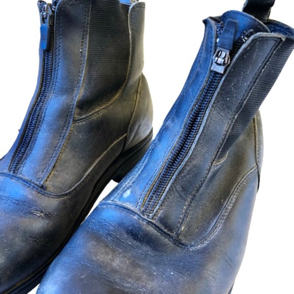 Dansko Portugal Black Paddock Ankle Boots Womens 40 9.5 * flaw broken zipper - Picture 9 of 14